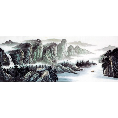 Chinese Landscape Painting - CNAG009520
