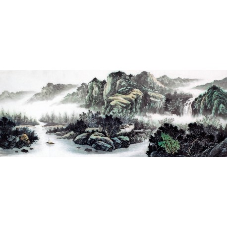 Chinese Landscape Painting - CNAG009521