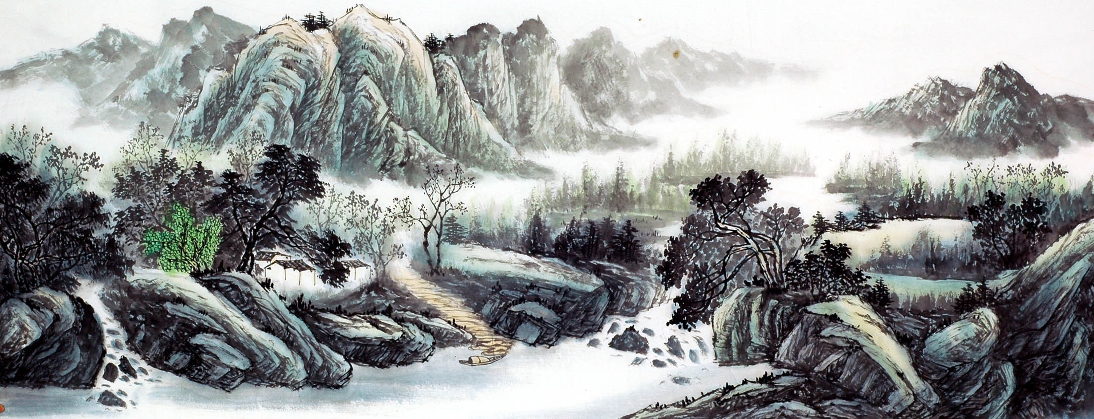 Chinese Landscape Painting - CNAG009522