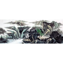 Chinese Landscape Painting - CNAG009524