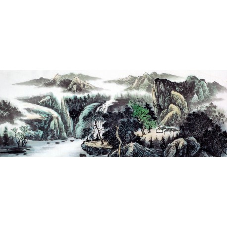 Chinese Landscape Painting - CNAG009524