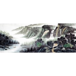 Chinese Landscape Painting - CNAG009527