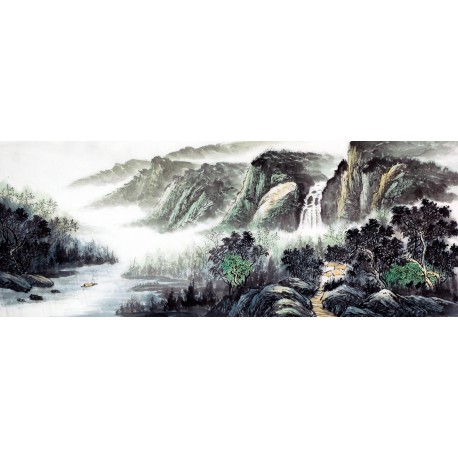Chinese Landscape Painting - CNAG009527