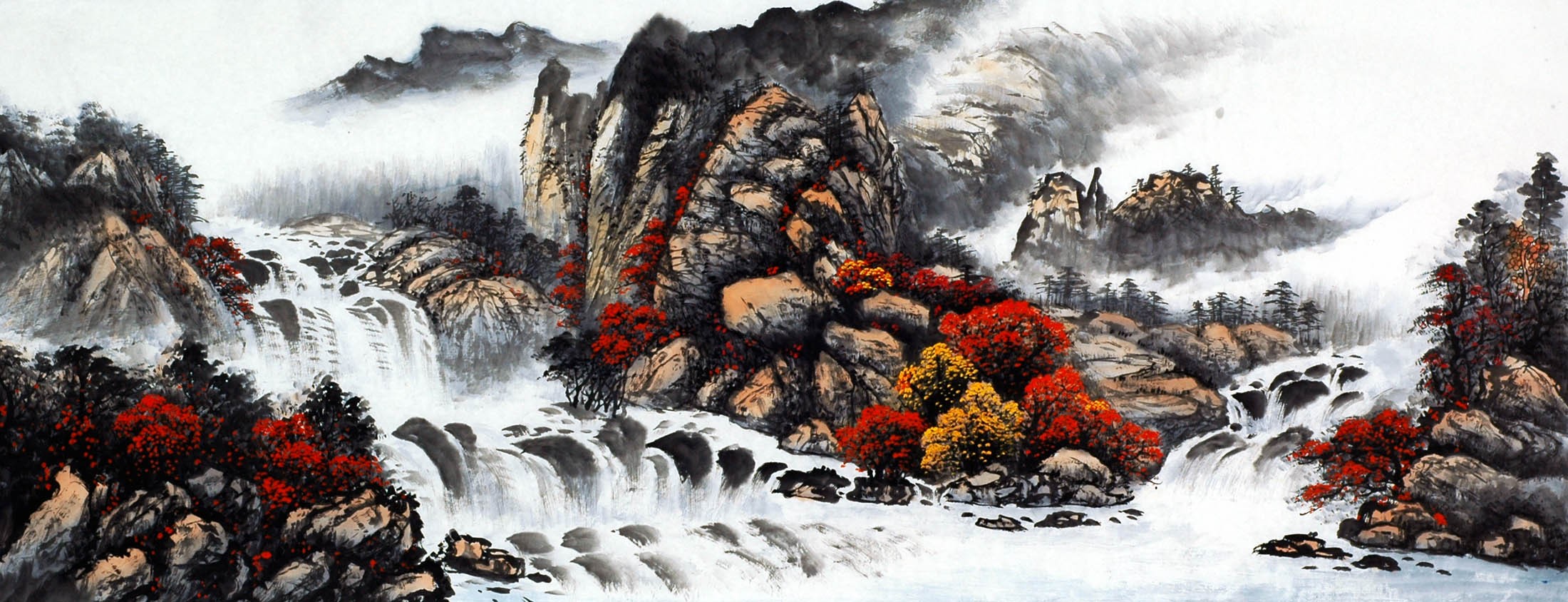 Chinese Landscape Painting - CNAG009529