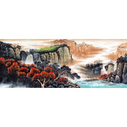 Chinese Landscape Painting - CNAG009534