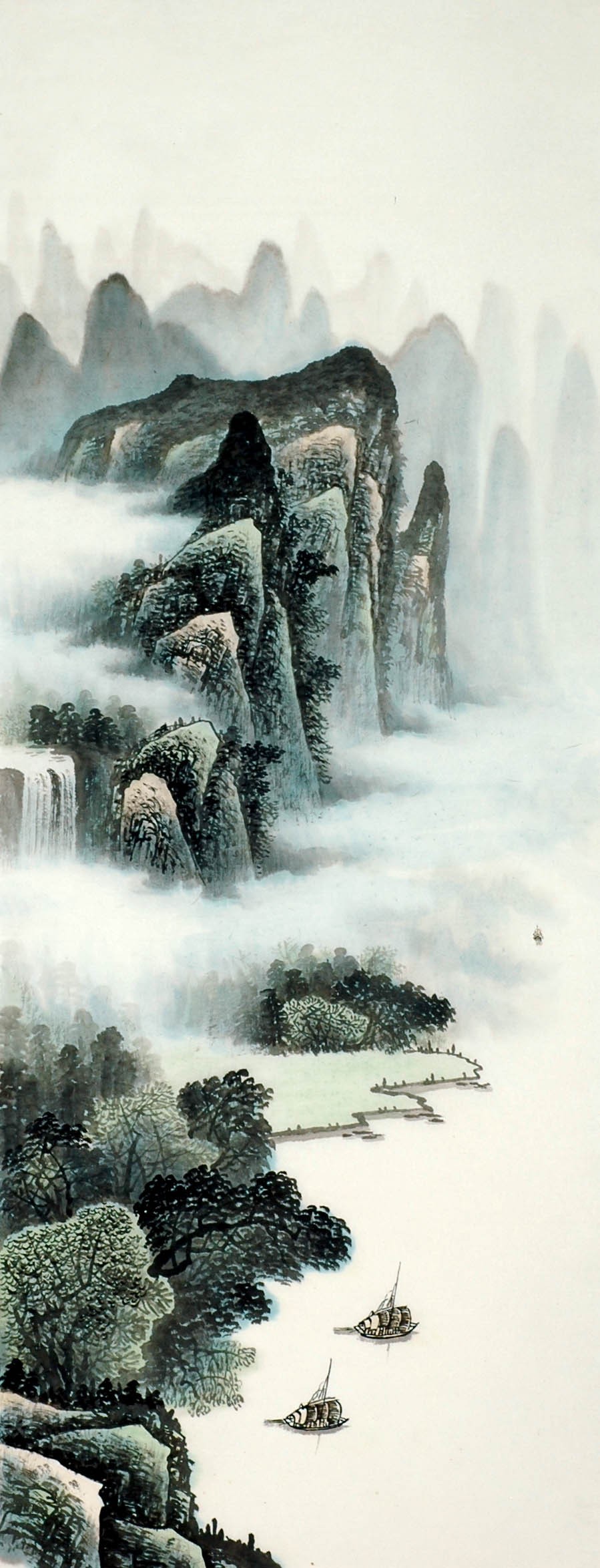 Chinese Landscape Painting - CNAG009543