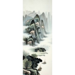 Chinese Landscape Painting - CNAG009546