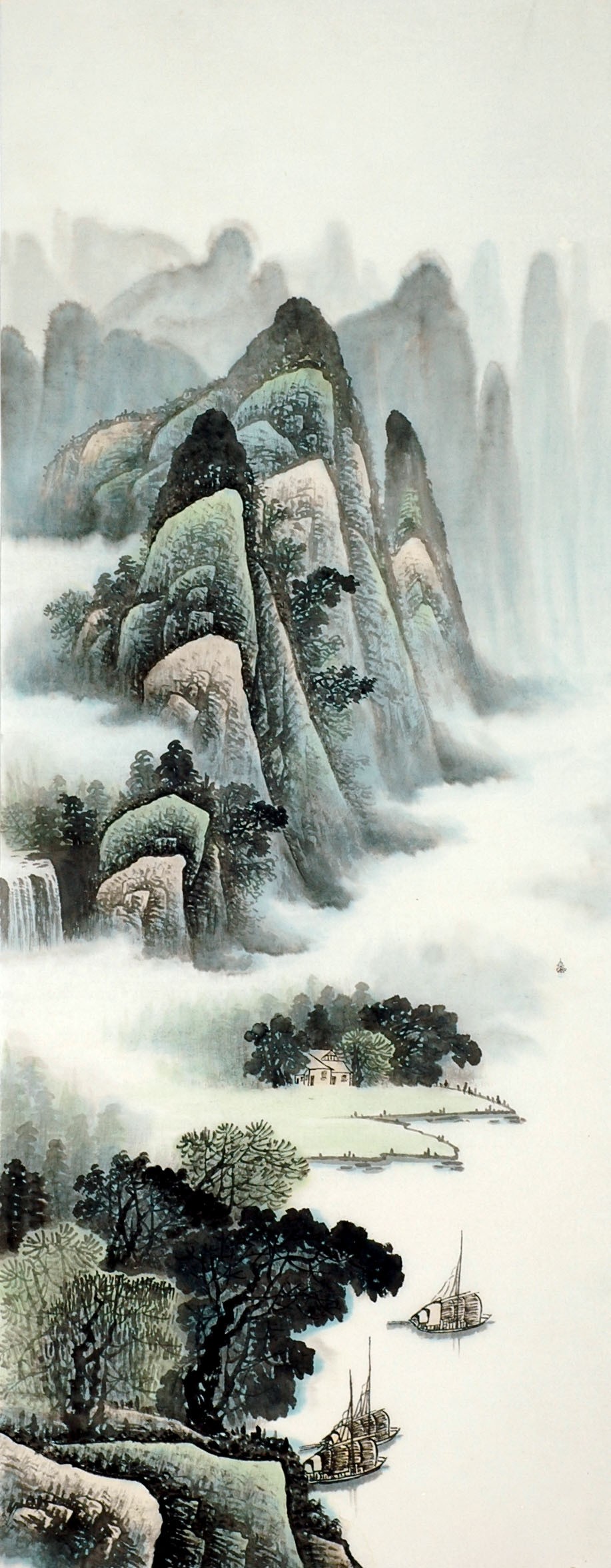 Chinese Landscape Painting - CNAG009546