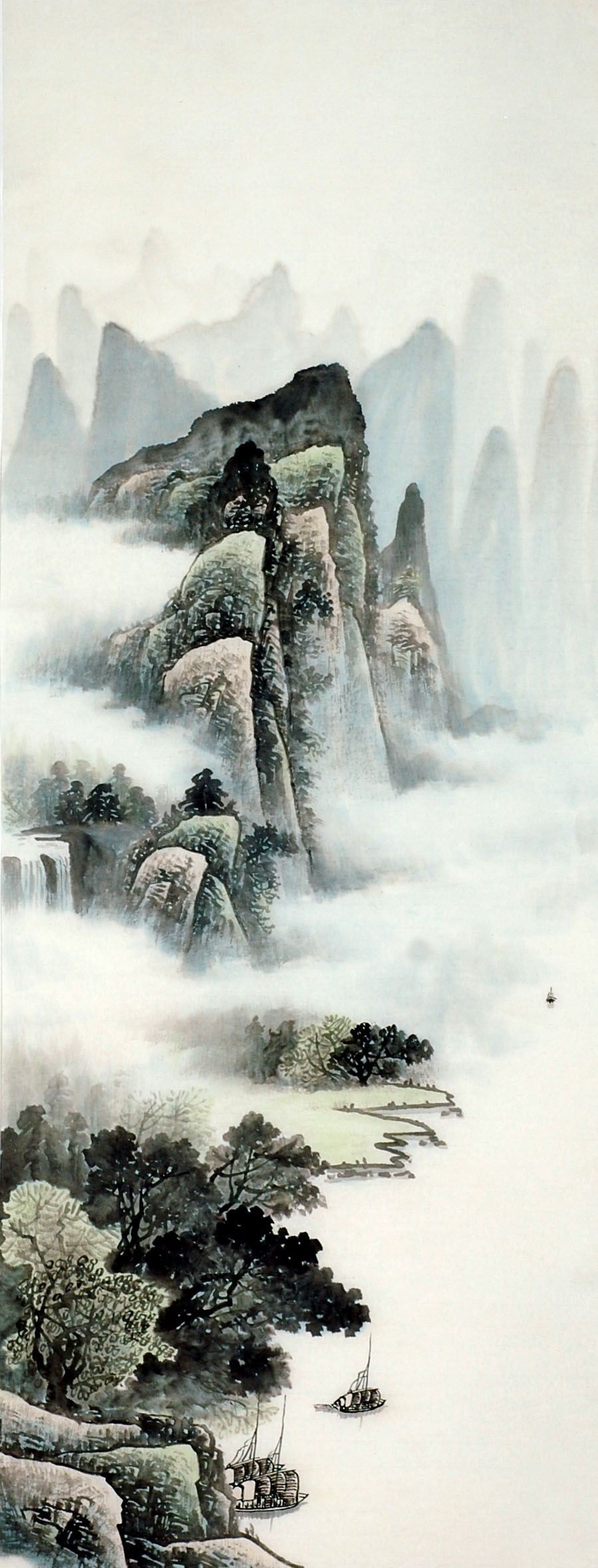 Chinese Landscape Painting - CNAG009547