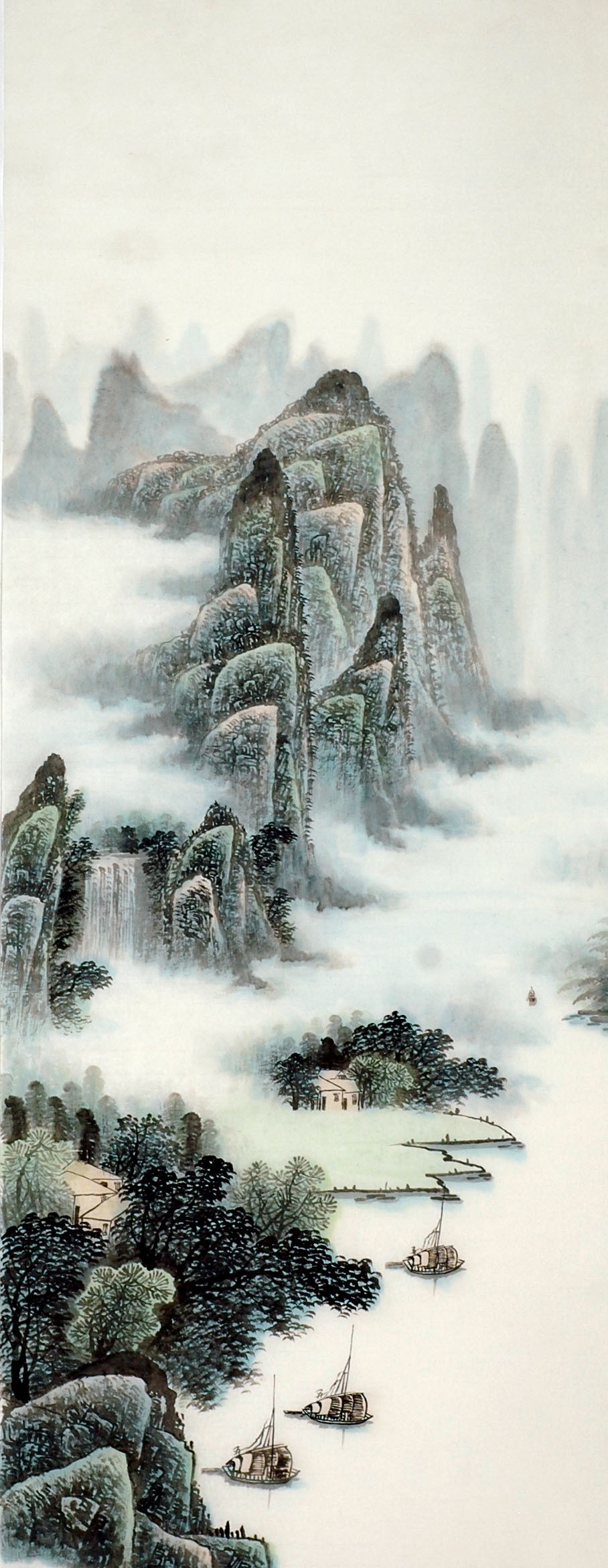 Chinese Landscape Painting - CNAG009549