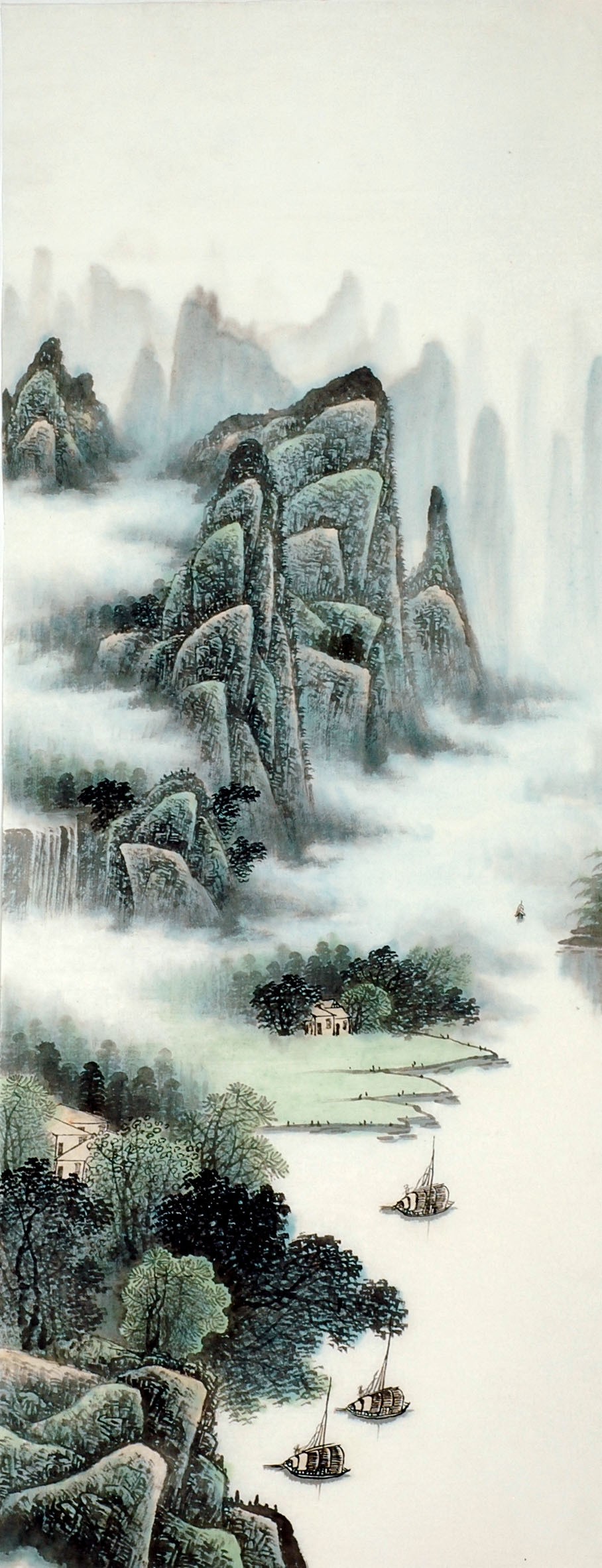 Chinese Landscape Painting - CNAG009550