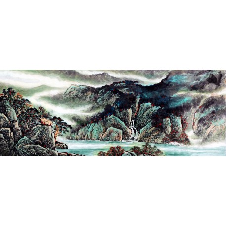 Chinese Landscape Painting - CNAG009551
