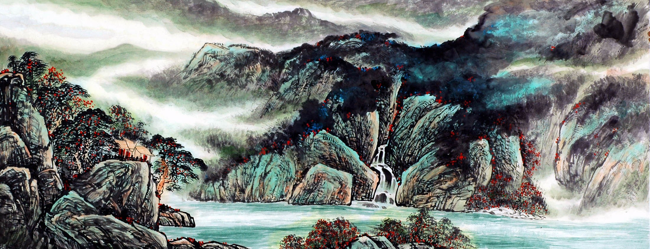 Chinese Landscape Painting - CNAG009551