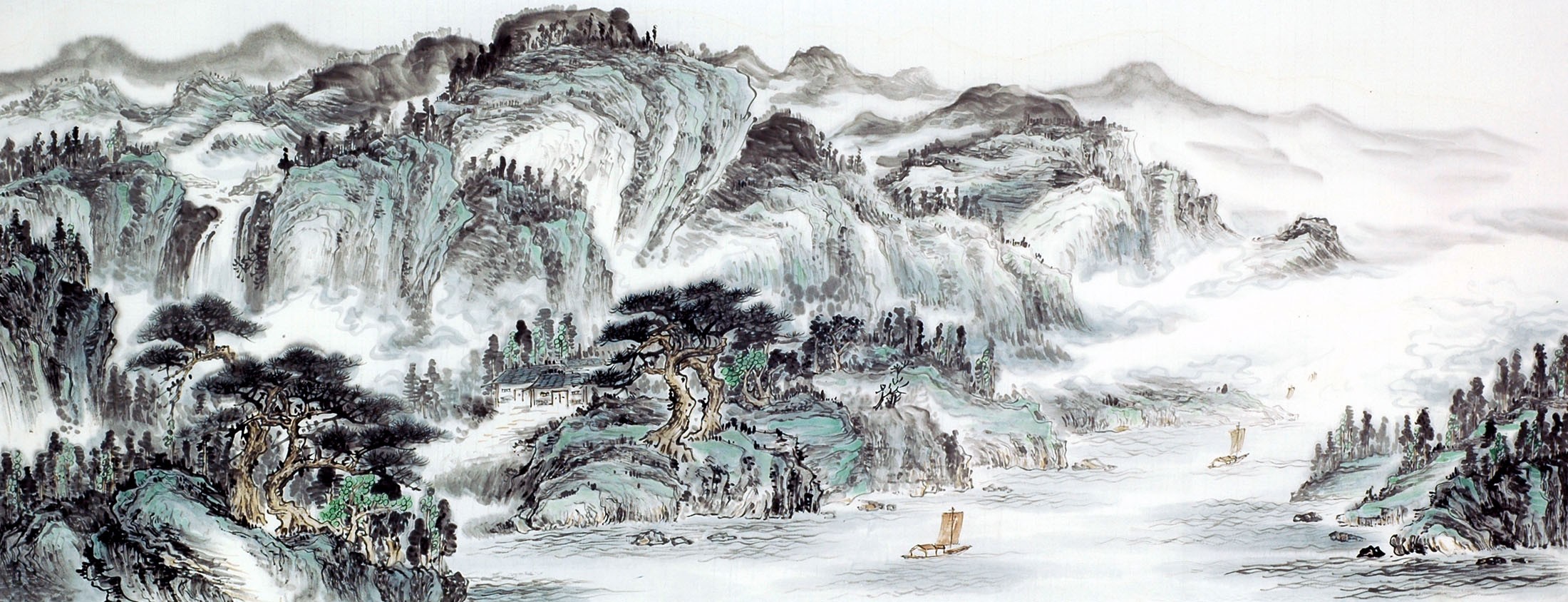 Chinese Landscape Painting - CNAG009556