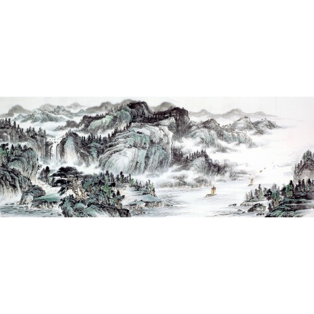 Chinese Landscape Painting - CNAG009557