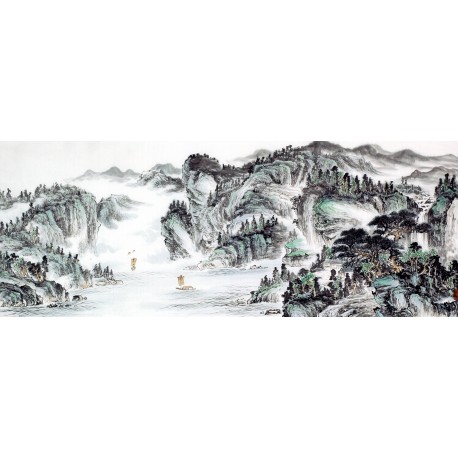 Chinese Landscape Painting - CNAG009558