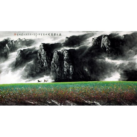 Chinese Landscape Painting - CNAG009559