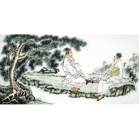 Chinese Figure Painting - CNAG009562
