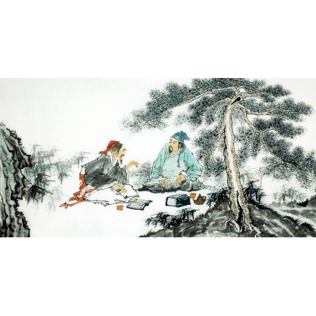 Chinese Figure Painting - CNAG009564
