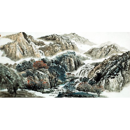 Chinese Landscape Painting - CNAG009565