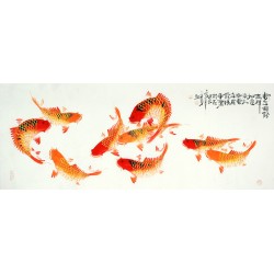 Chinese Fish Painting - CNAG009567