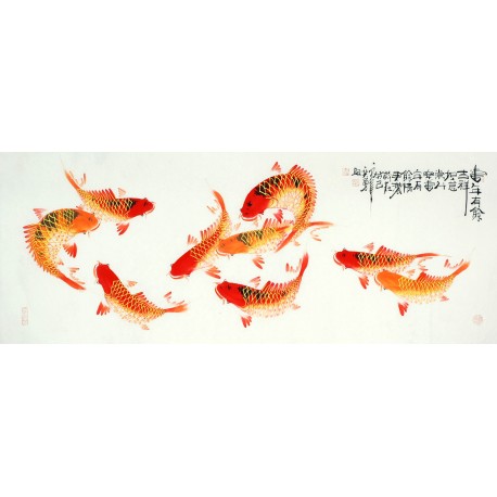 Chinese Fish Painting - CNAG009568