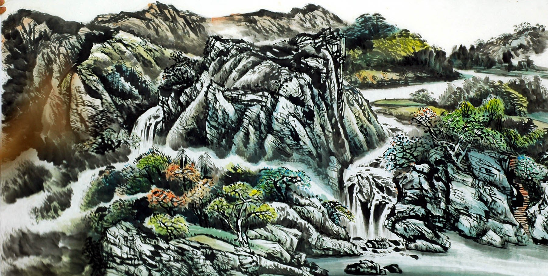 Chinese Landscape Painting - CNAG009575 Chinese Landscape Painting - CNAG009575
