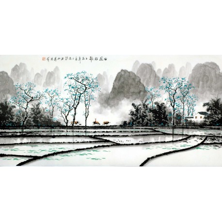 Chinese Aquarene Painting - CNAG009577