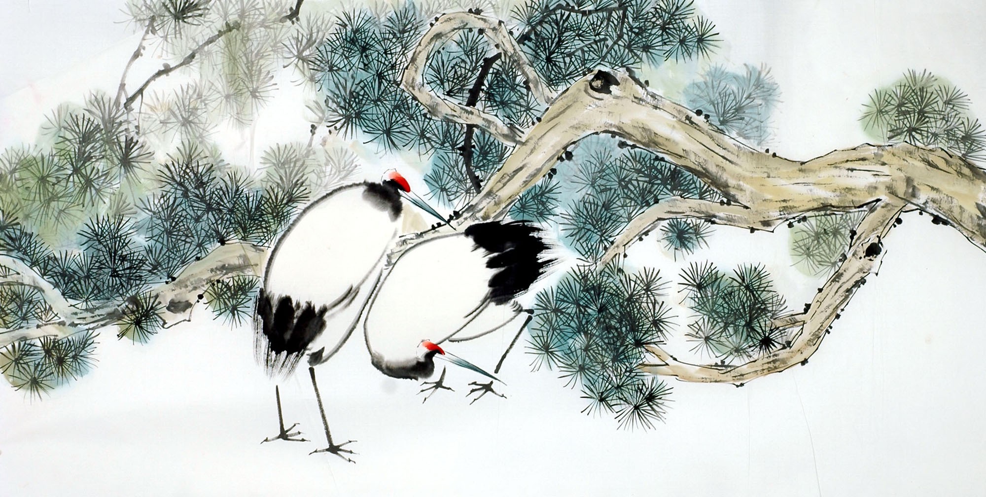 Chinese Flowers&Trees Painting - CNAG009584