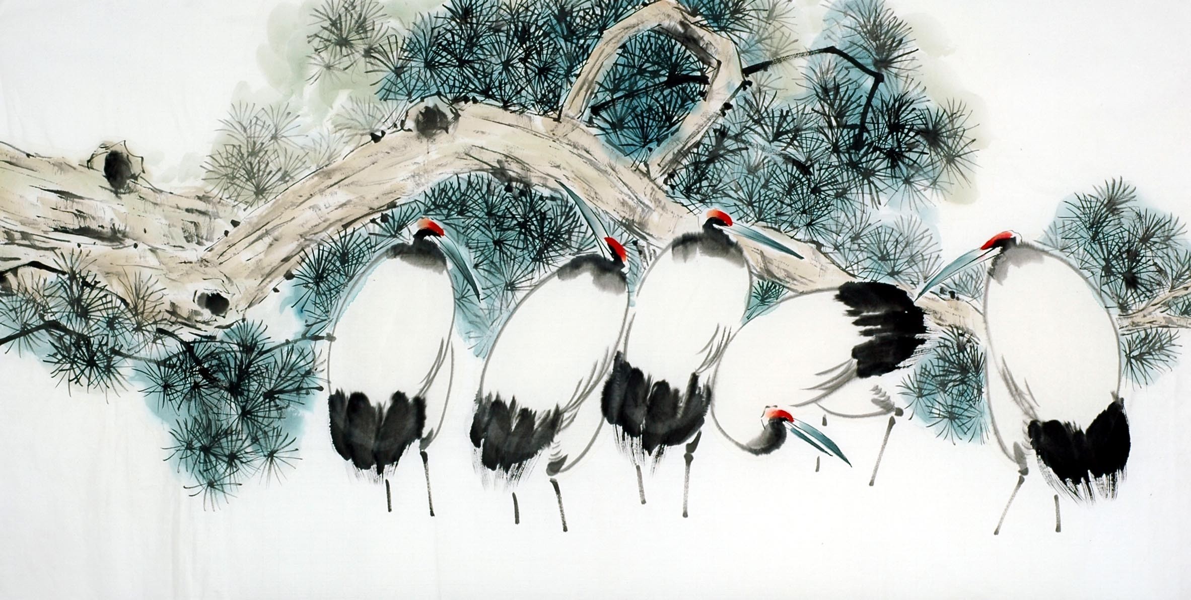 Chinese Flowers&Trees Painting - CNAG009585