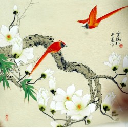 Chinese Flowers&Trees Painting - CNAG009591