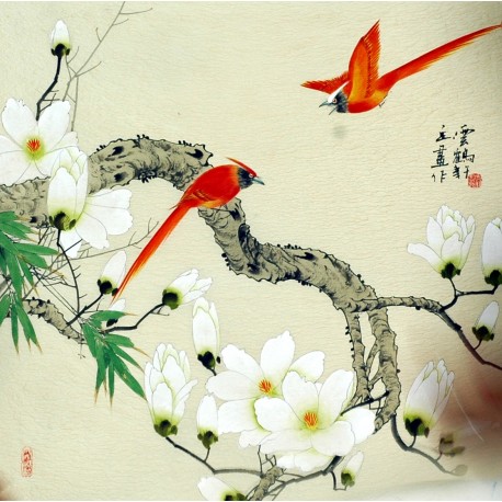 Chinese Flowers&Trees Painting - CNAG009591