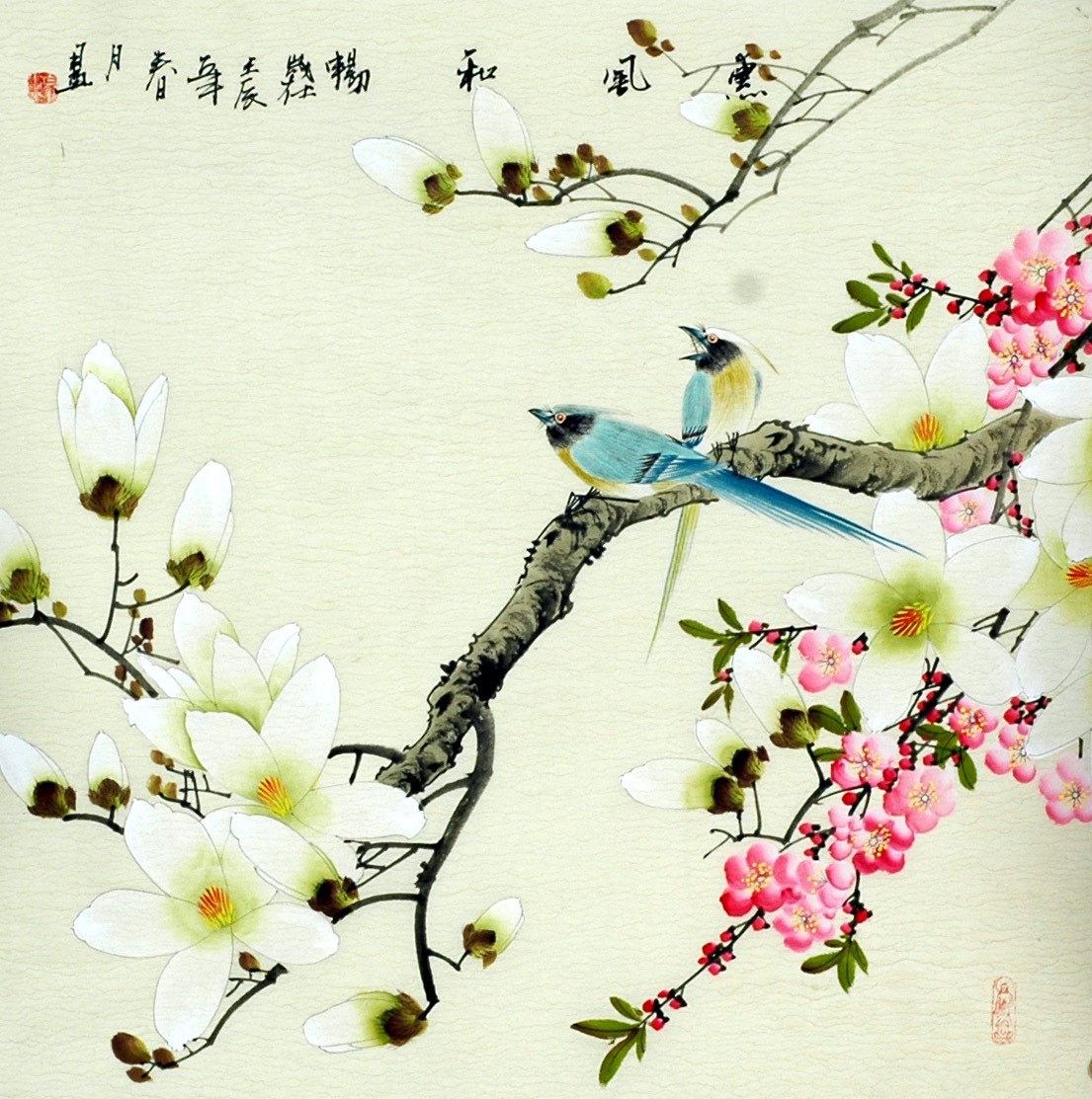 Chinese Flowers&Trees Painting - CNAG009593