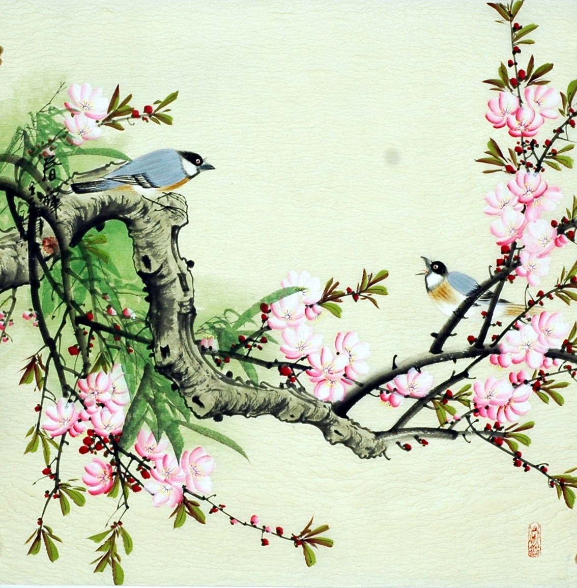 Chinese Flowers&Trees Painting - CNAG009597