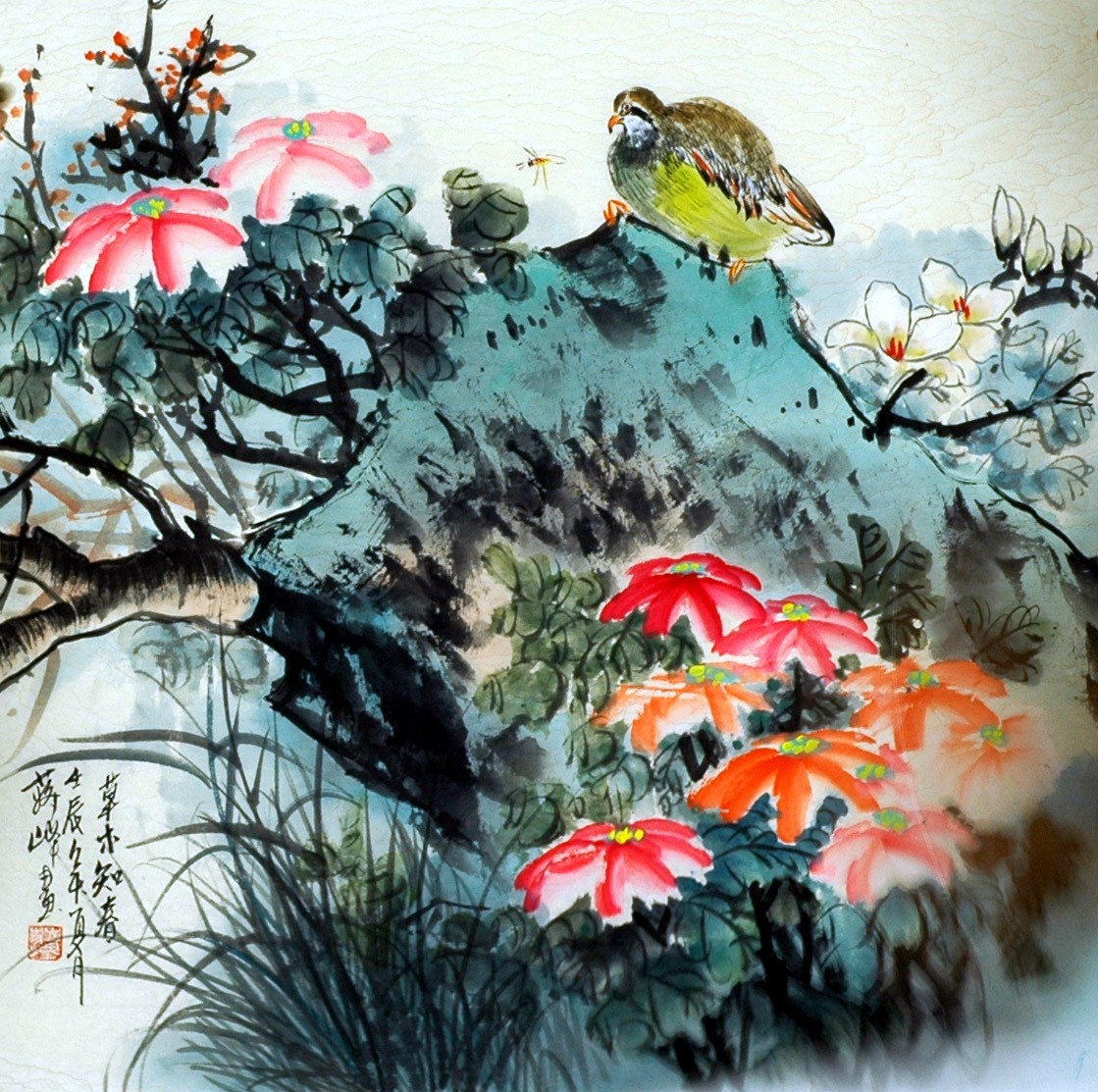 Chinese Flowers&Trees Painting - CNAG009603