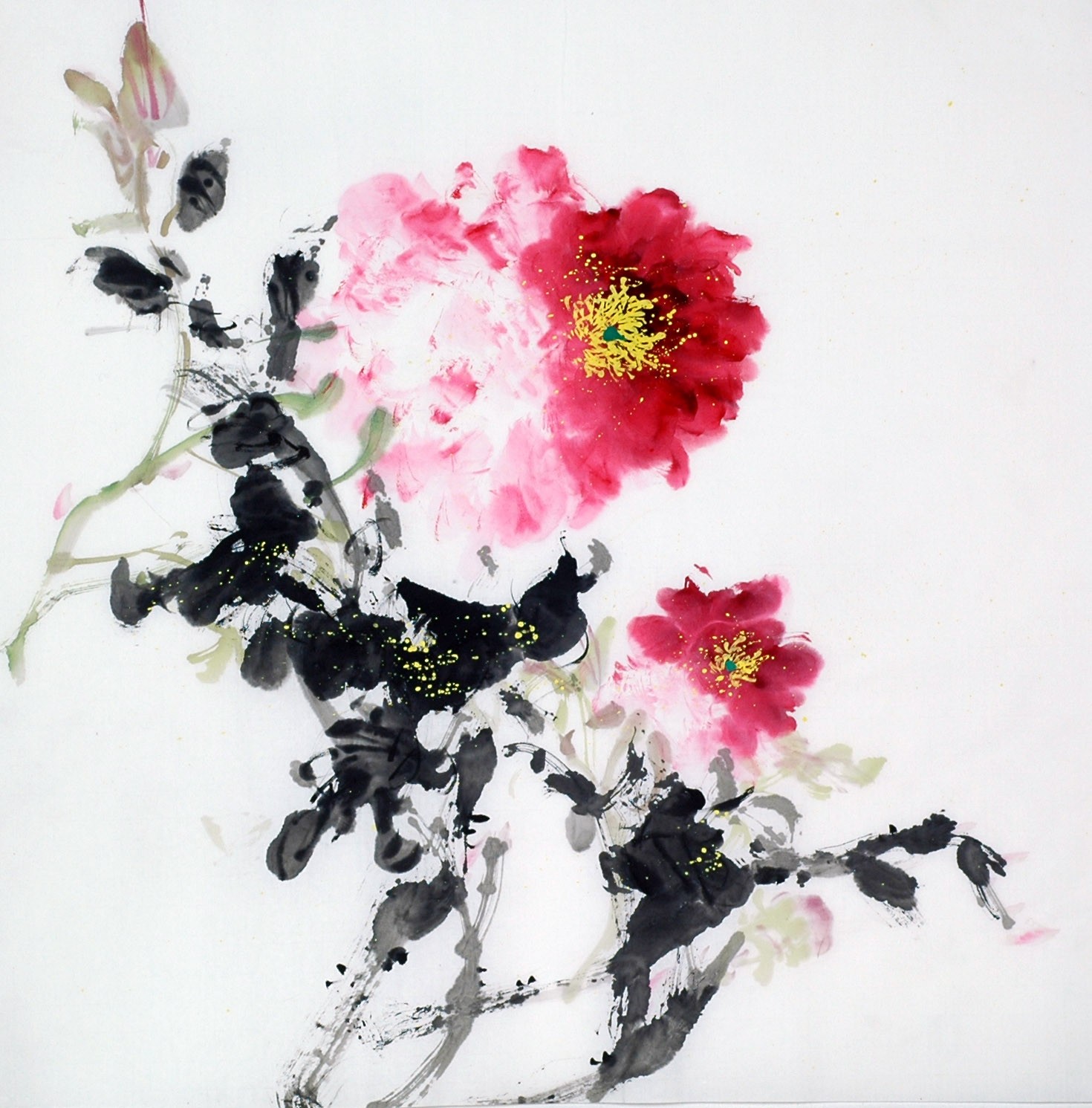 Chinese Peony Painting - CNAG009658