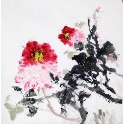 Chinese Peony Painting - CNAG009659
