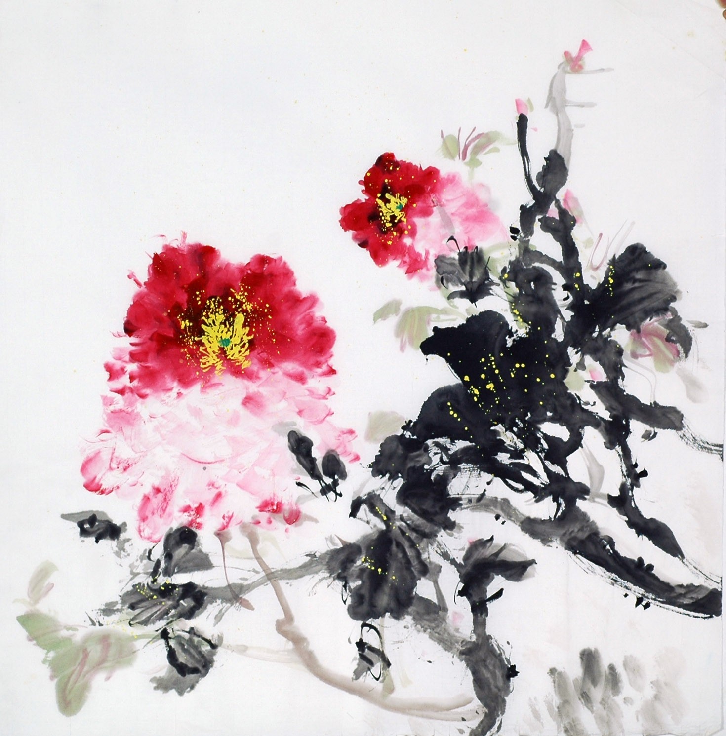 Chinese Peony Painting - CNAG009659