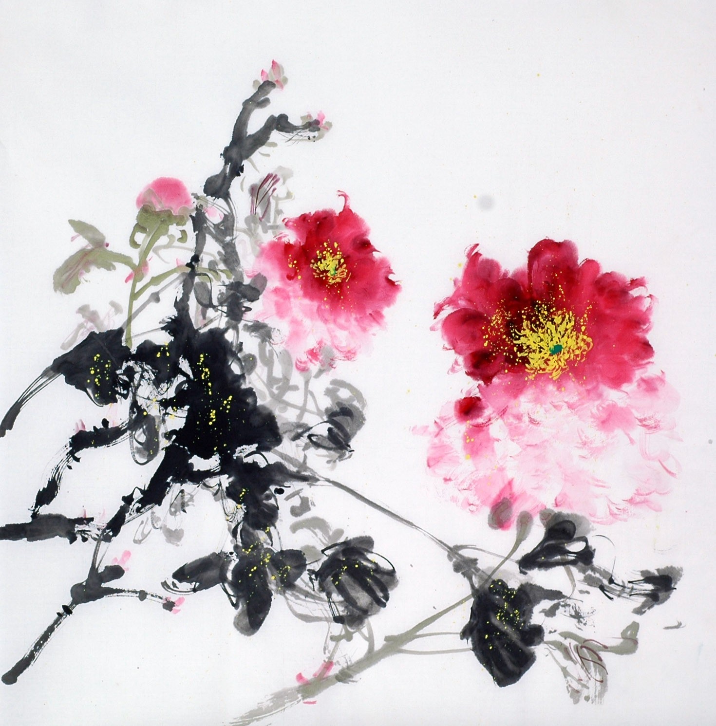 Chinese Peony Painting - CNAG009660