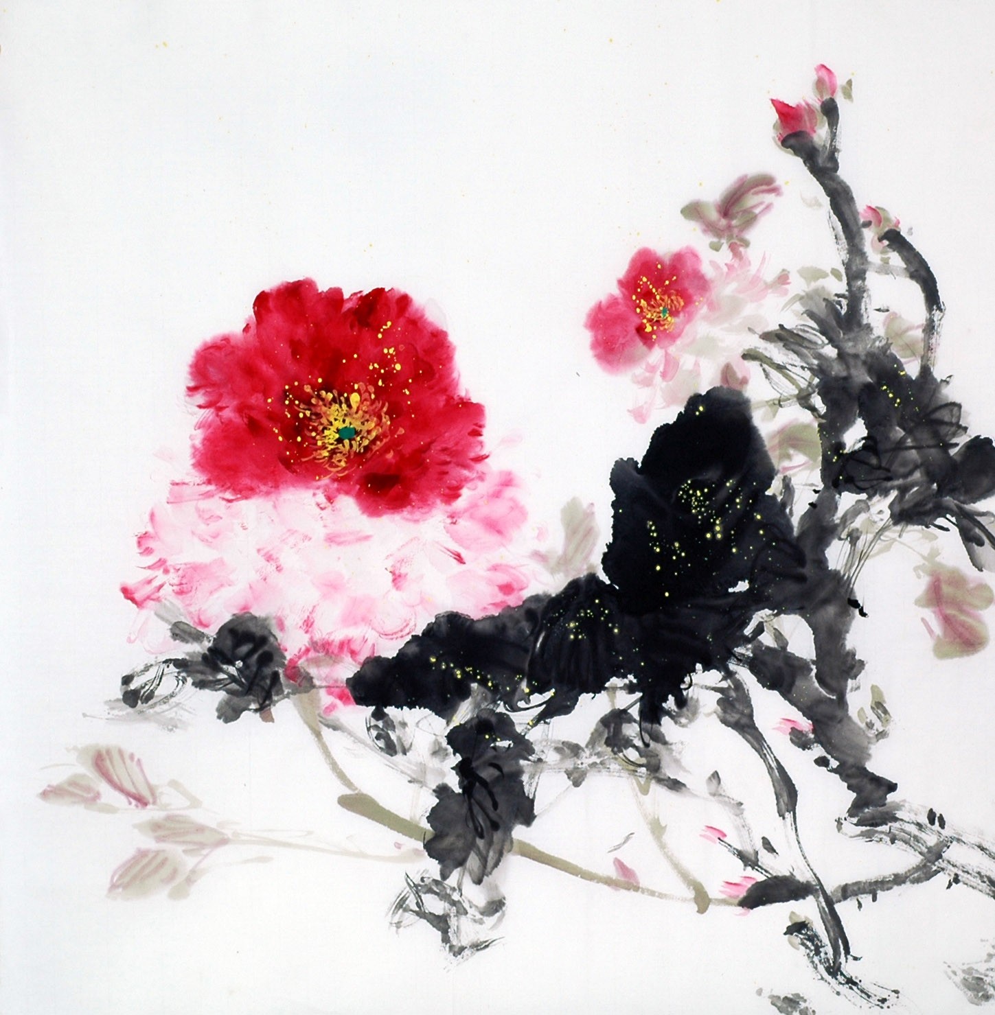 Chinese Peony Painting - CNAG009663