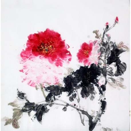 Chinese Peony Painting - CNAG009664