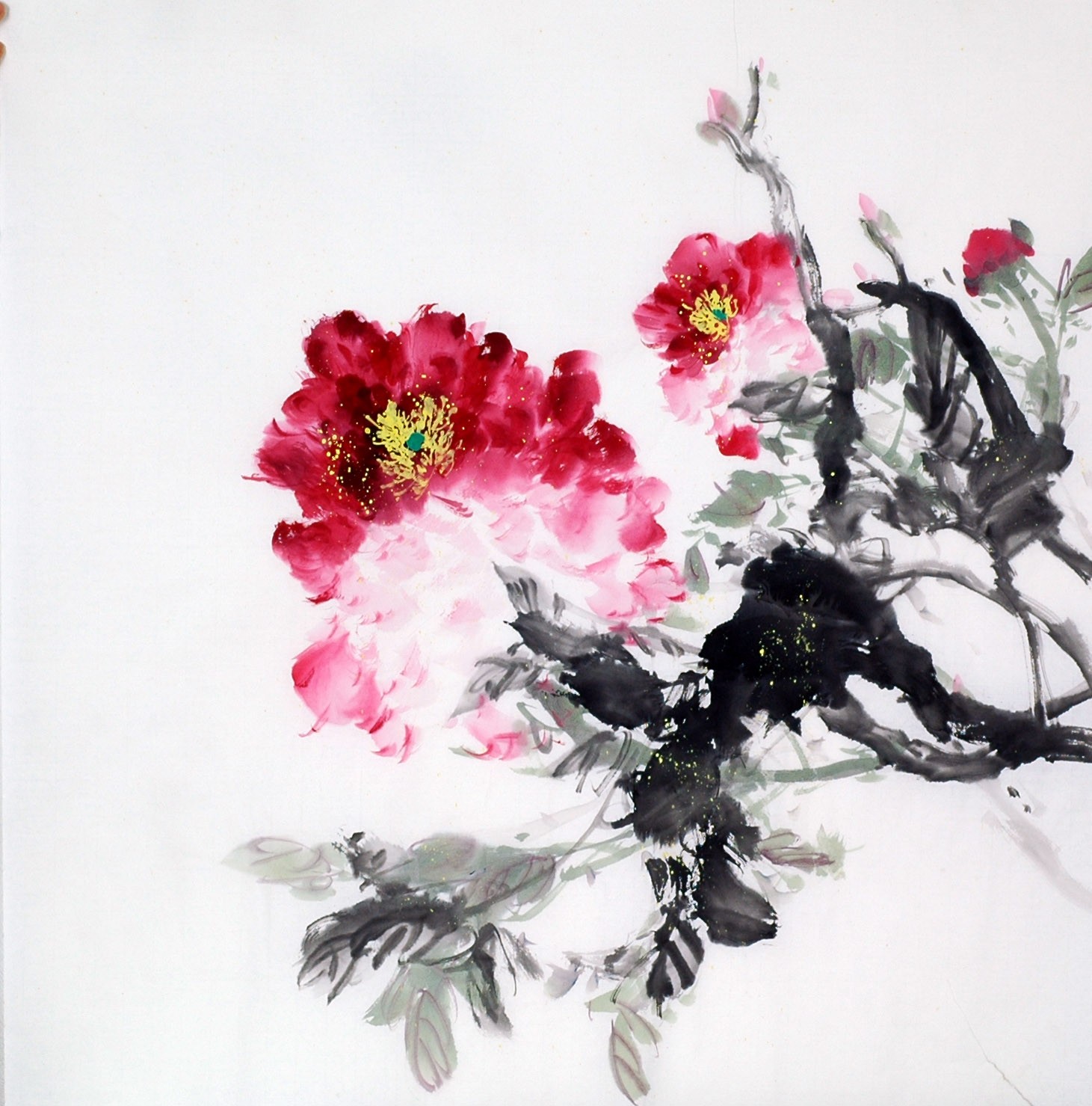 Chinese Peony Painting - CNAG009665