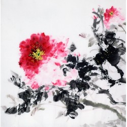 Chinese Peony Painting - CNAG009666