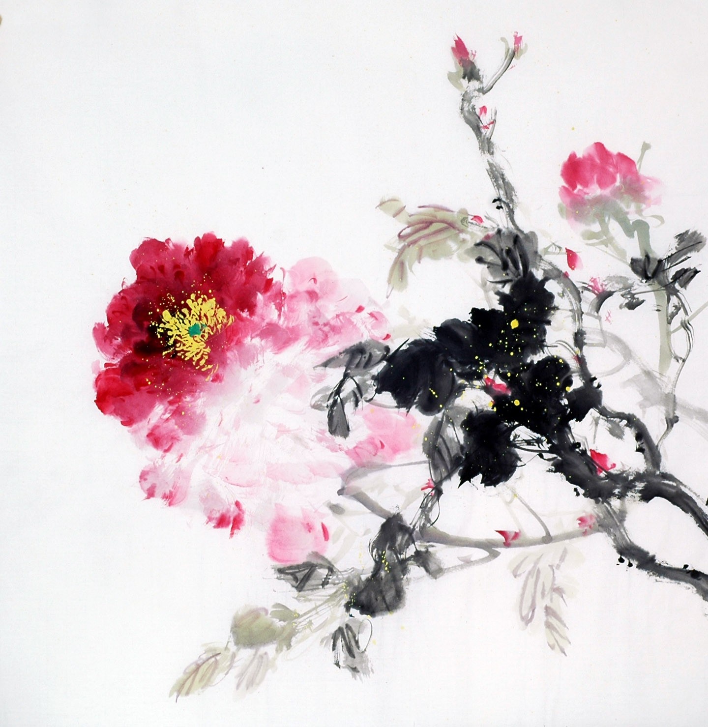 Chinese Peony Painting - CNAG009667