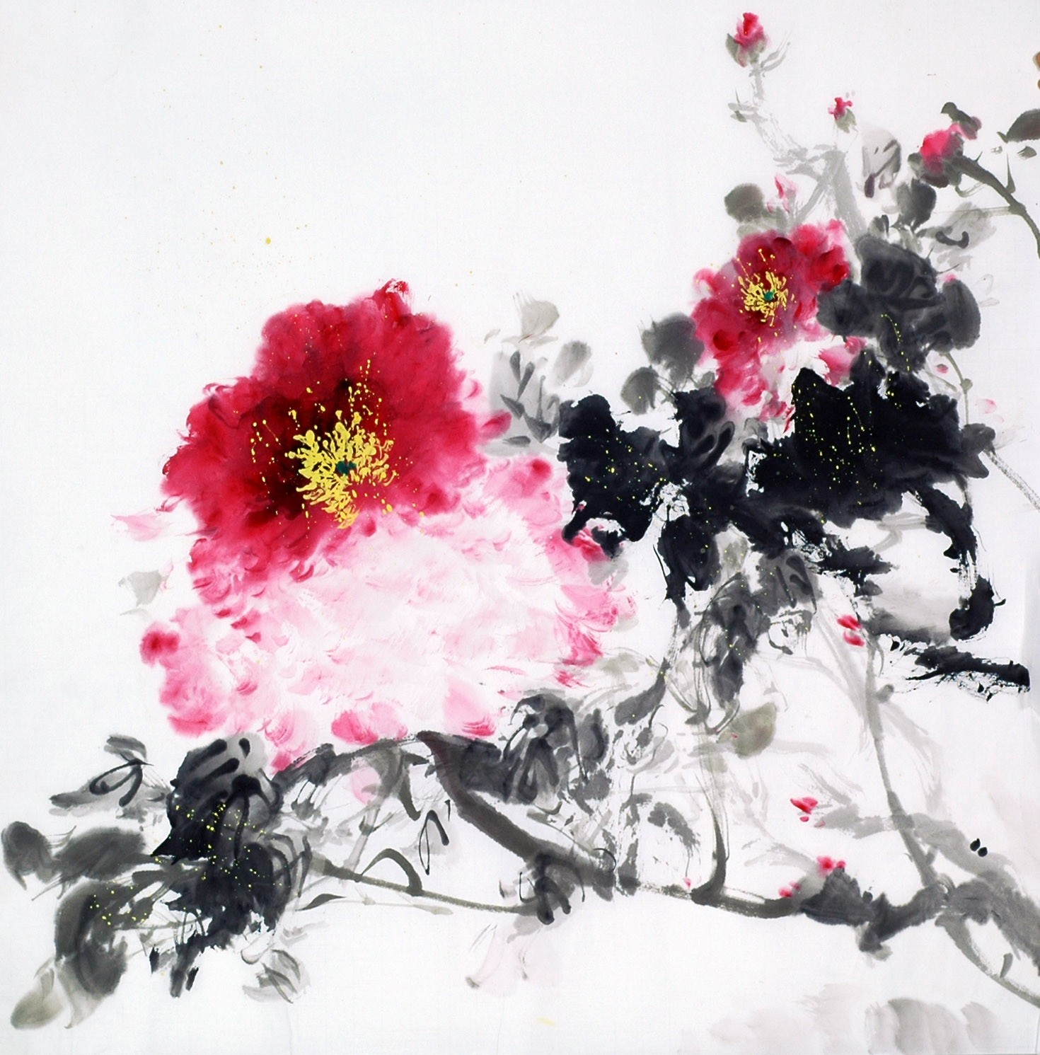 Chinese Peony Painting - CNAG009669