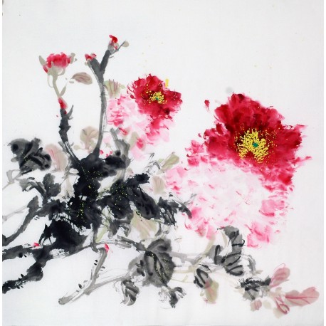 Chinese Peony Painting - CNAG009670
