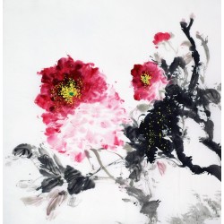 Chinese Peony Painting - CNAG009672