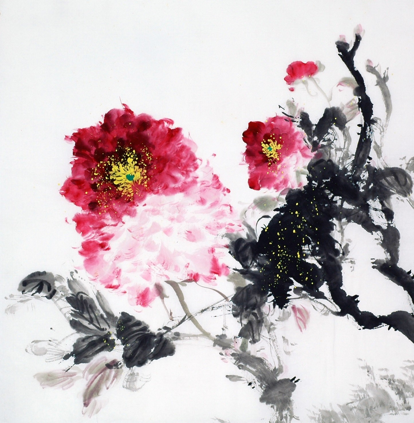 Chinese Peony Painting - CNAG009672