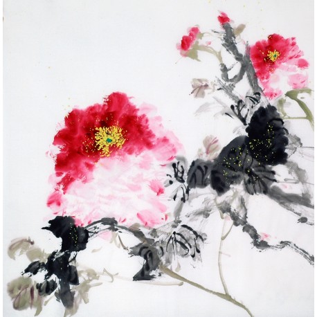Chinese Peony Painting - CNAG009673