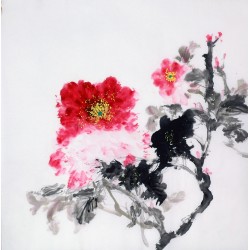 Chinese Peony Painting - CNAG009676